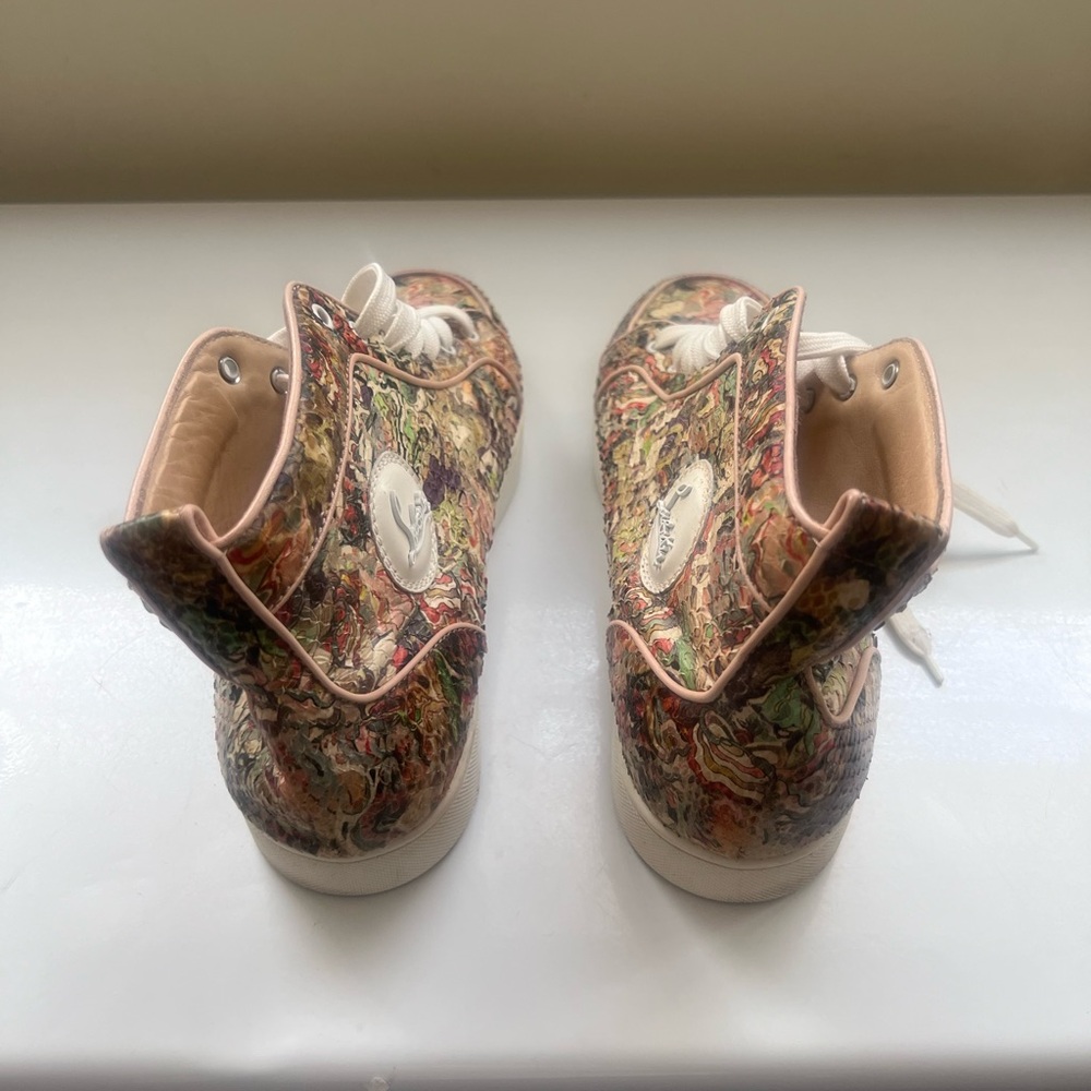 Colorful Kids High-Top Sneakers